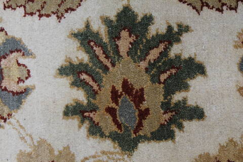 Chobi Beige Hand Knotted 54 X 74  Area Rug 250-27023 Image 10