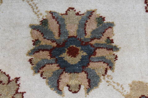 Chobi Beige Hand Knotted 54 X 74  Area Rug 250-27023 Image 9