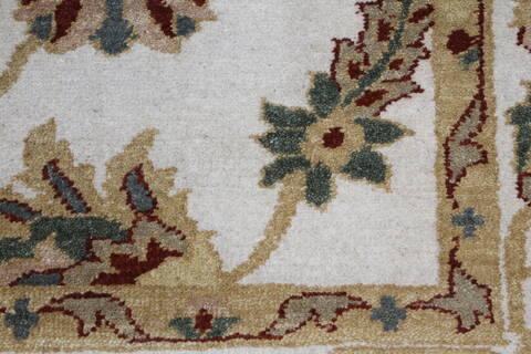 Chobi Beige Hand Knotted 55 X 77  Area Rug 250-27027 Image 11