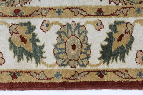 Chobi Beige Hand Knotted 55 X 77  Area Rug 250-27027 Image 5