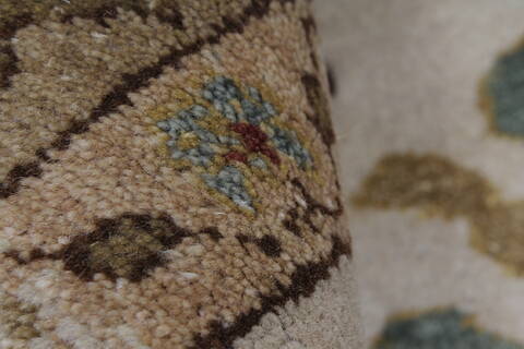 Chobi Beige Hand Knotted 411 X 73  Area Rug 250-27039 Image 1