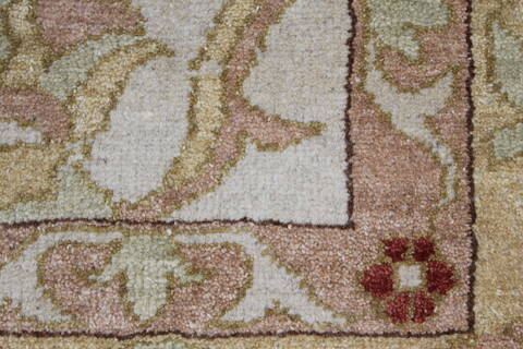 Chobi Beige Hand Knotted 50 X 71  Area Rug 250-27041 Image 11