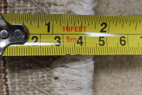 Chobi Beige Hand Knotted 50 X 71  Area Rug 250-27041 Image 4