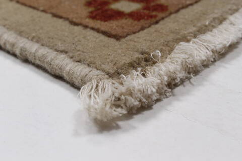 Chobi Beige Hand Knotted 50 X 71  Area Rug 250-27041 Image 9