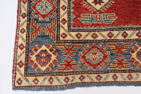 Kazak Red Hand Knotted 44 X 63  Area Rug 250-27049 Image 5