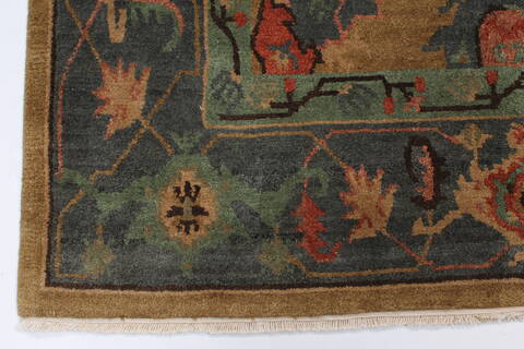Mahal Red Hand Knotted 51 X 70  Area Rug 250-27066 Image 3