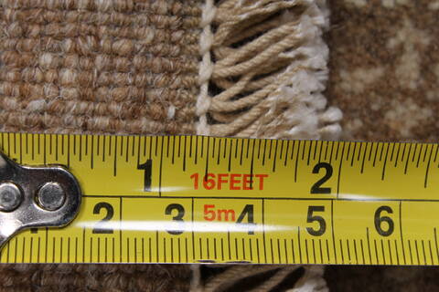 Gabbeh Beige Hand Knotted 51 X 610  Area Rug 250-27074 Image 2