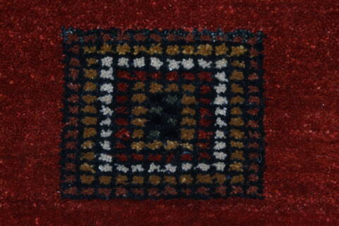 Gabbeh Beige Hand Knotted 50 X 69  Area Rug 250-27086 Image 10