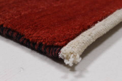 Gabbeh Beige Hand Knotted 50 X 69  Area Rug 250-27086 Image 8