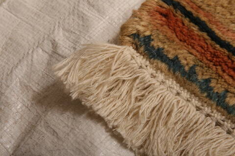 Serapi Yellow Hand Knotted 137 X 193  Area Rug 100-27087 Image 8