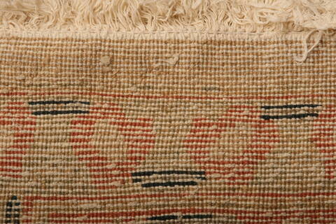 Mahal Beige Hand Knotted 134 X 197  Area Rug 100-27104 Image 7