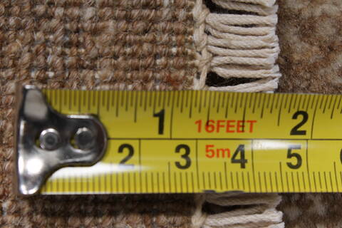 Gabbeh Beige Hand Knotted 50 X 72  Area Rug 250-27106 Image 2