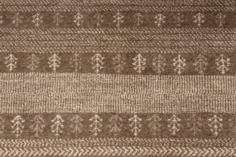 Gabbeh Beige Hand Knotted 50 X 72  Area Rug 250-27106 Image 5
