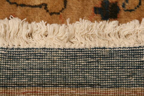 Mahal Beige Hand Knotted 134 X 162  Area Rug 100-27112 Image 7