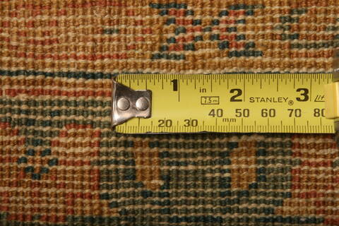 Mahal Beige Hand Knotted 135 X 193  Area Rug 100-27124 Image 6