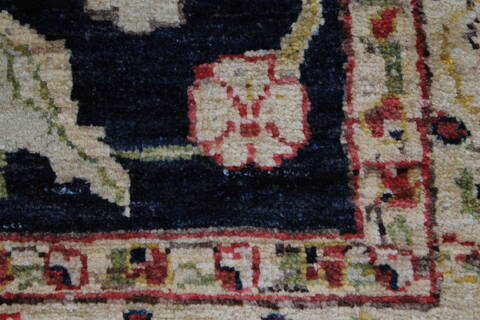 Pishavar Beige Hand Knotted 49 X 76  Area Rug 250-27134 Image 10