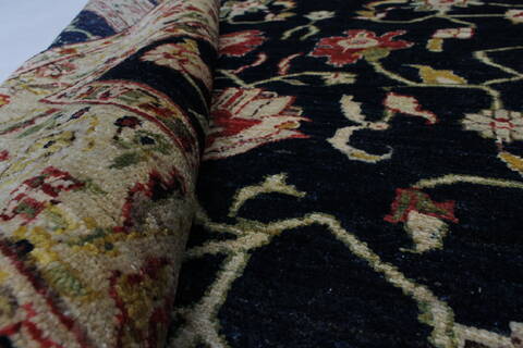 Pishavar Beige Hand Knotted 49 X 76  Area Rug 250-27134 Image 1