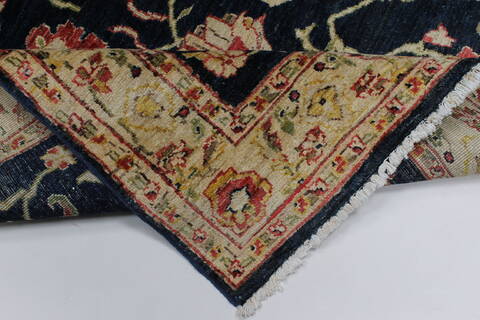 Pishavar Beige Hand Knotted 49 X 76  Area Rug 250-27134 Image 2