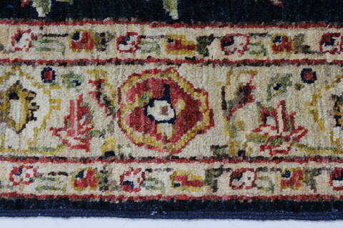 Pishavar Beige Hand Knotted 49 X 76  Area Rug 250-27134 Image 5