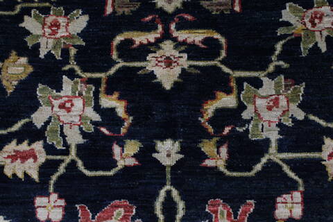 Pishavar Beige Hand Knotted 49 X 76  Area Rug 250-27134 Image 6