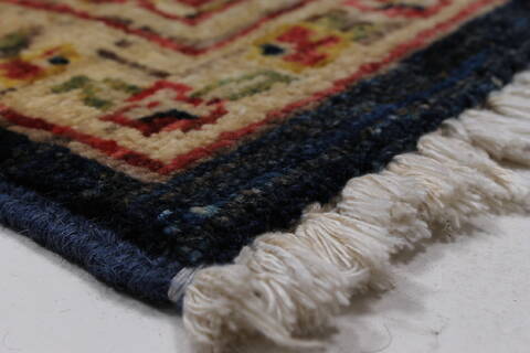 Pishavar Beige Hand Knotted 49 X 76  Area Rug 250-27134 Image 8