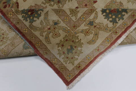 Chobi Beige Hand Knotted 56 X 611  Area Rug 250-27135 Image 3