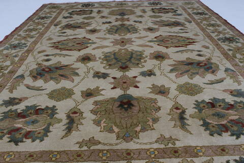 Chobi Beige Hand Knotted 56 X 611  Area Rug 250-27135 Image 5