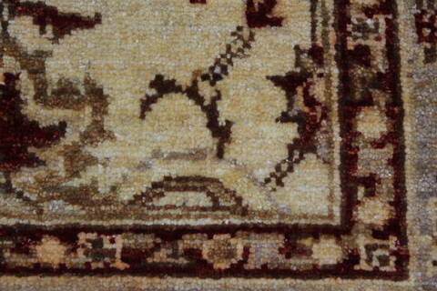 Pishavar Beige Hand Knotted 51 X 78  Area Rug 250-27145 Image 13
