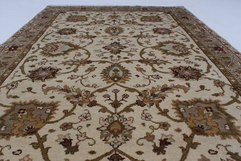 Ziegler Brown Hand Knotted 46 X 66  Area Rug 250-27148 Image 5