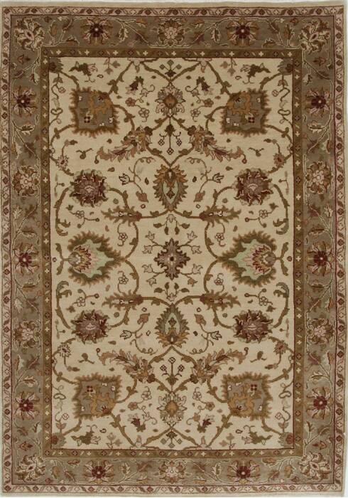 Ziegler Brown Hand Knotted 46 X 66  Area Rug 250-27148 Image 0