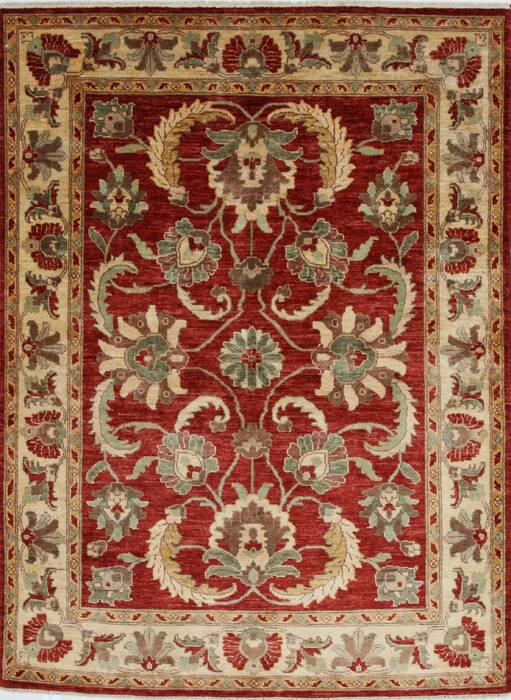 Pishavar Red Hand Knotted 410 X 67  Area Rug 250-27167 Image 0