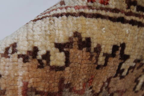 Pishavar Beige Hand Knotted 410 X 67  Area Rug 250-27169 Image 12