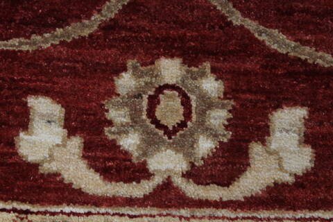 Pishavar Beige Hand Knotted 50 X 67  Area Rug 250-27171 Image 10