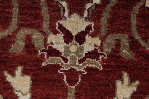 Pishavar Beige Hand Knotted 50 X 67  Area Rug 250-27171 Image 11