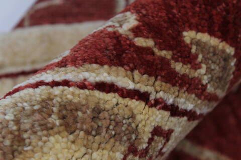 Pishavar Beige Hand Knotted 50 X 67  Area Rug 250-27171 Image 13