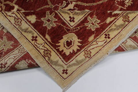 Pishavar Beige Hand Knotted 50 X 67  Area Rug 250-27171 Image 3