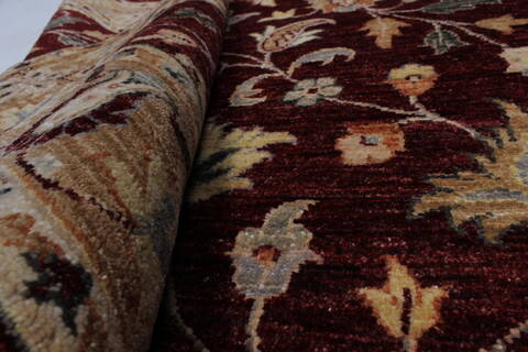 Pishavar Beige Hand Knotted 47 X 79  Area Rug 250-27180 Image 1