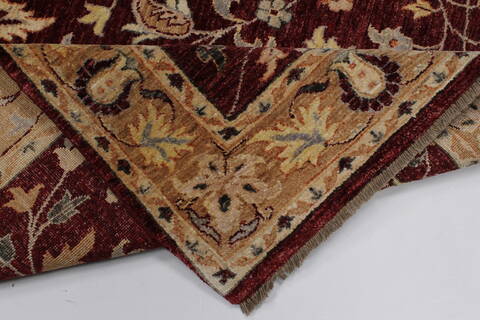 Pishavar Beige Hand Knotted 47 X 79  Area Rug 250-27180 Image 2