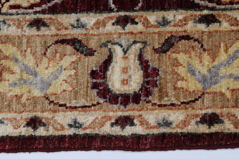 Pishavar Beige Hand Knotted 47 X 79  Area Rug 250-27180 Image 5
