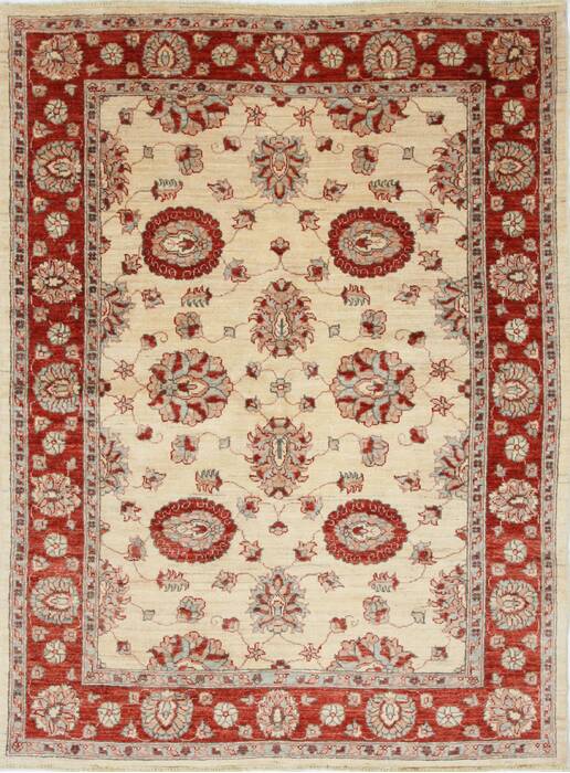 Pishavar White Hand Knotted 411 X 67  Area Rug 250-27191 Image 0
