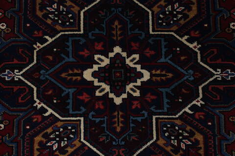 Karajeh Blue Hand Knotted 42 X 63  Area Rug 250-27247 Image 4