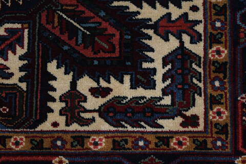 Karajeh Blue Hand Knotted 42 X 63  Area Rug 250-27247 Image 7