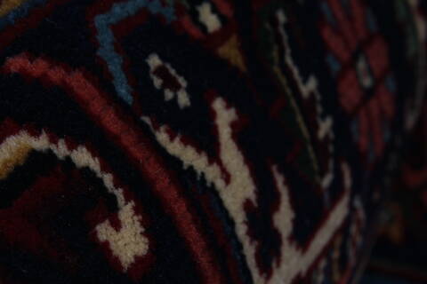 Karajeh Blue Hand Knotted 42 X 63  Area Rug 250-27247 Image 8