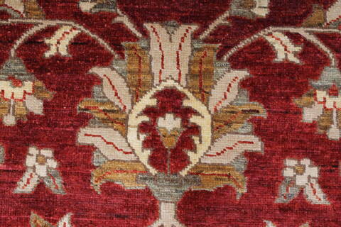 Pishavar Beige Hand Knotted 50 X 69  Area Rug 250-27271 Image 10