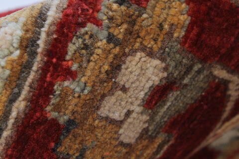 Pishavar Beige Hand Knotted 50 X 69  Area Rug 250-27271 Image 12