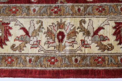 Pishavar Beige Hand Knotted 50 X 69  Area Rug 250-27271 Image 5