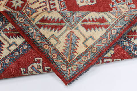 Kazak Red Hand Knotted 44 X 510  Area Rug 250-27277 Image 2