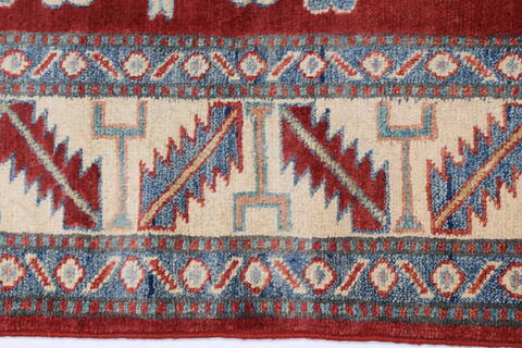 Kazak Red Hand Knotted 44 X 510  Area Rug 250-27277 Image 5