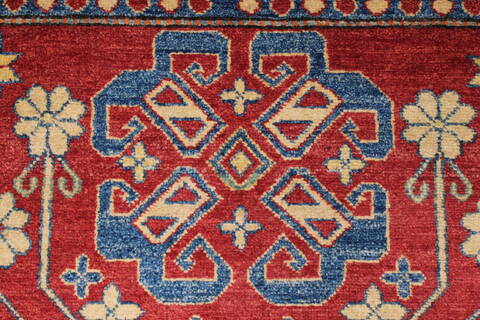 Kazak Red Hand Knotted 42 X 64  Area Rug 250-27281 Image 1