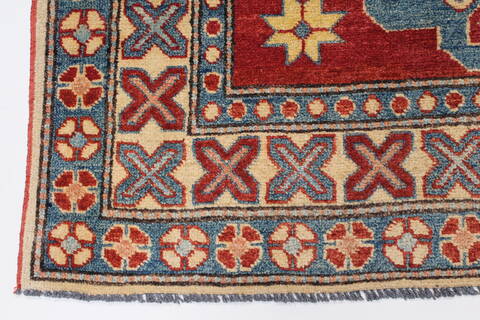 Kazak Red Hand Knotted 42 X 64  Area Rug 250-27281 Image 3